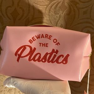 Beautiful pink soft makeup bag. Impulse buy from Ulta. Never used. Kept stored.